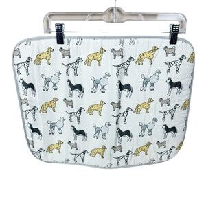 Envogue Set of 4 Dog Theme Cloth Fabric Dinner Placemats